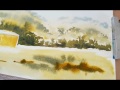 How to paint an Australian scene in watercolour