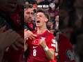 Real Madrid midfielder Arda Güler was HYPED after assisting Türkiye's opening goal 🇹🇷