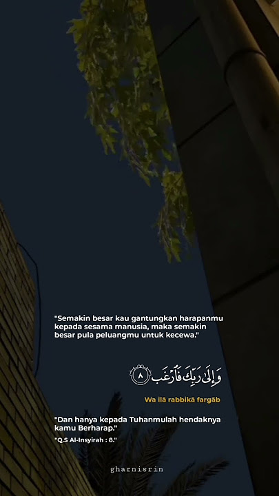 don't be ekspektation to people #sholawat #story #storywa #stories #reminder #ramadan