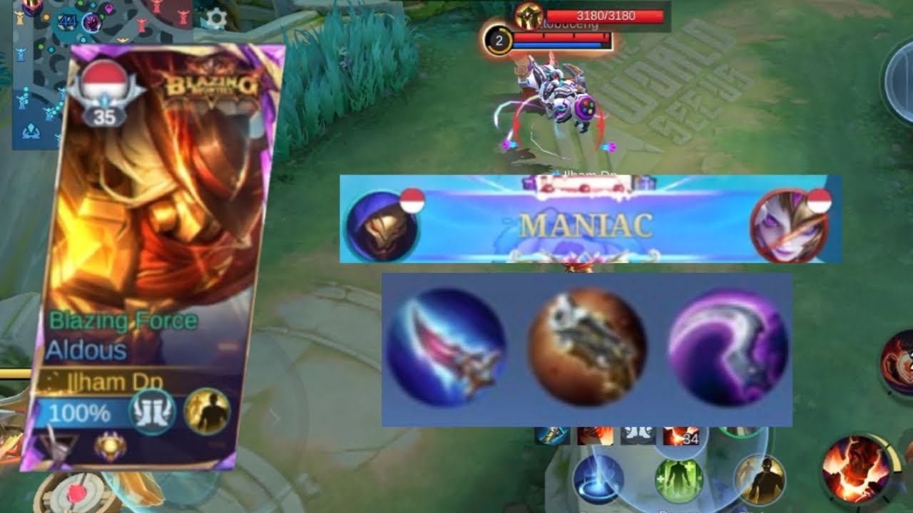 ALDOUS BUILD ONE HIT DI SEASON 39!! BUILD ONE HIT!!