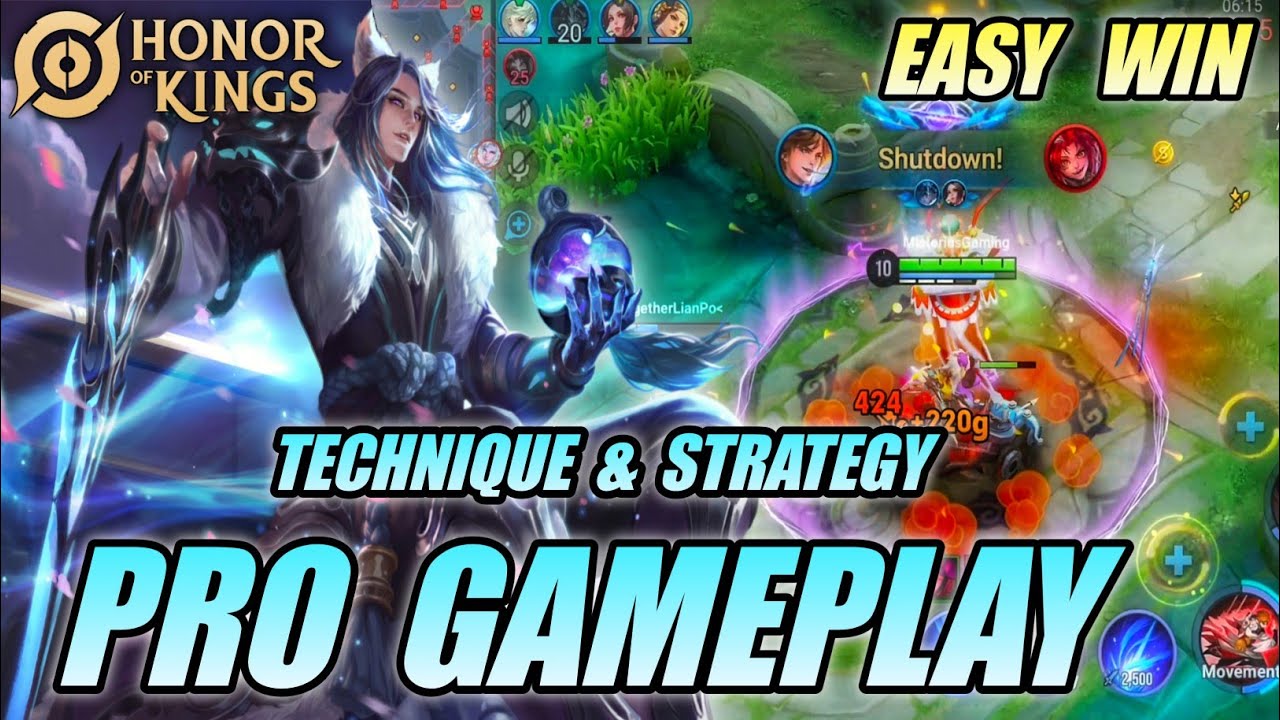 LI BAI Pro Gameplay Technique & Strategy | Fast Farming, Rotation & Execution - Honor of Kings (HOK)