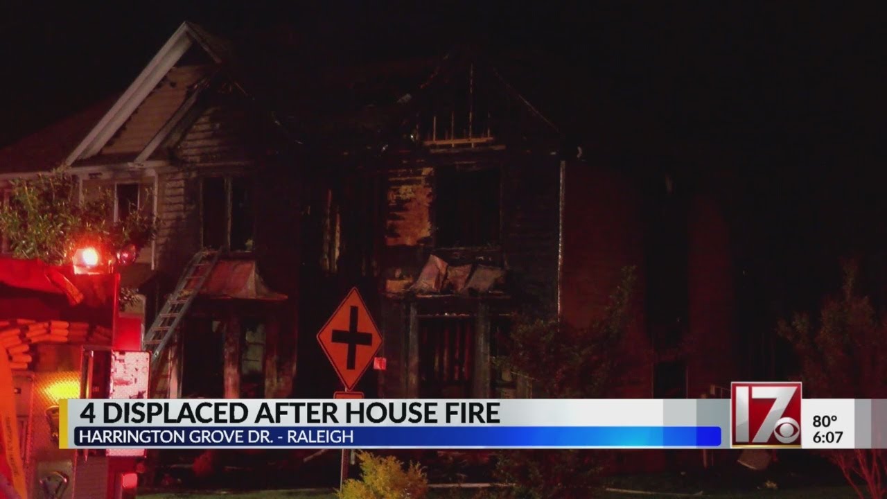 Family displaced after Raleigh home destroyed in fire - YouTube
