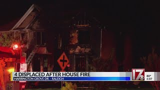 Family displaced after Raleigh home destroyed in fire