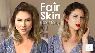 Fair Skin Contour // Full Face Makeup Tutorial // Radiant and Natural Look // LiveEatStyle