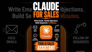 Claude for Sales — Cold Emails, Objections & Follow-Ups in Minutes #claudeai #aitools