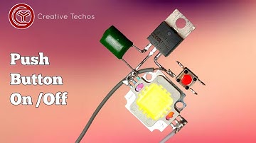 Push button on off switch circuit | latch circuit