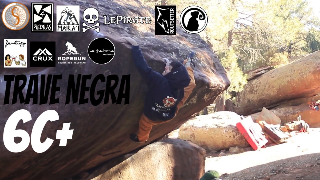Trave Negra 6C+ | Albarracín Boulder | Sector Parking