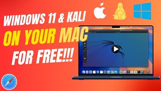 How to Install Windows 11 & Kali Linux on Mac (Apple Silicone) M1,M2,M3,M4 for Free! 2025!