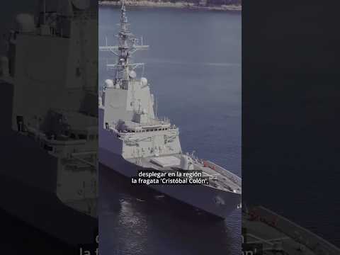 España manda a Chipre su fragata 'Cristobal Colón', uno de sus buques de guerra más avanzados