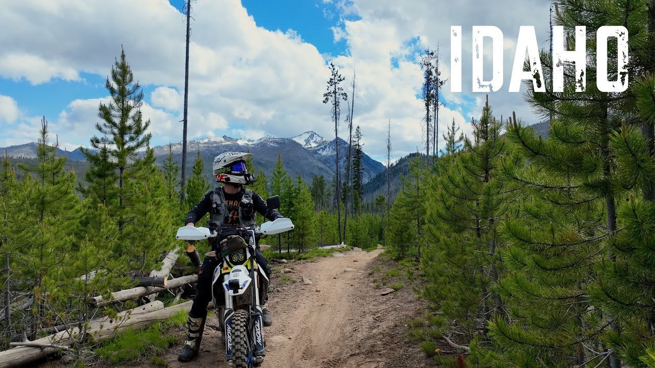 Alpine Single Track in Backcountry Idaho