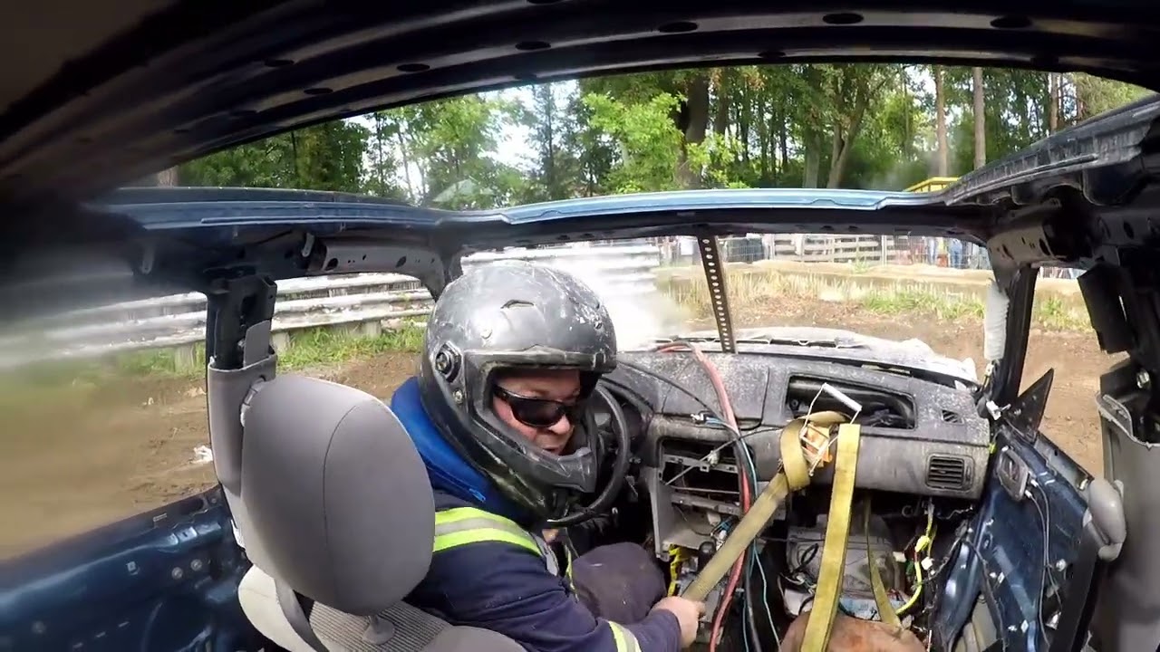 Beeton Demolition Derby 2022 , In Car 171 Zack McCormack in the finals