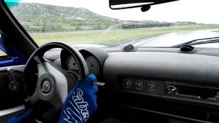Drift en Lotus Elise S2 au circuit Ladoux (Avril 2017)