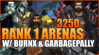 3250+ WLP: Rank 1 Arms Warrior 3v3 Arena w/ Burnx & Garbagexd - WoW BFA 8.3 Season 4 PvP
