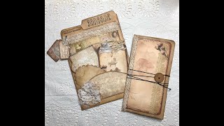 Altered File Folder and TN size Junk Journal Set