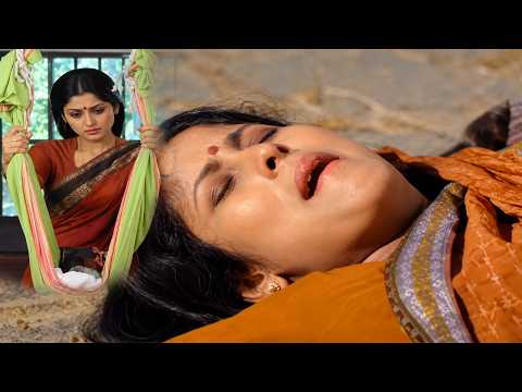 Jayasudha Gives Birth to a Baby at Home | Magadheerudu Movie Scene | Chiranjeevi | Tollywood