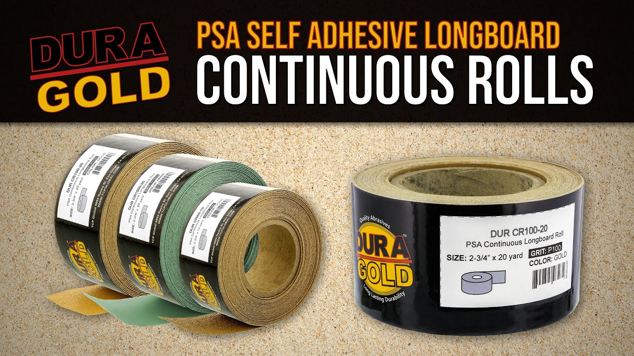 400 Grit Longboard Continuous Sandpaper Roll 20yds Long x 2-3/4