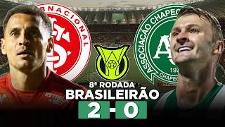 Inter Vence A Chapecoense E Respira No Brasileirão Internacional 2 X 0 Chapecoense