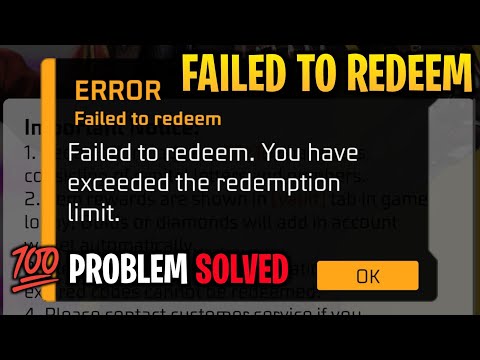 failed to redeem problem solved || 26 January redeem code free fire || today redeem code free fire