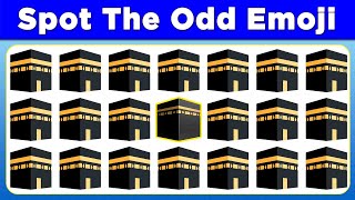 Spot The Odd Islamic Emoji Quiz | Islamic Quiz 🕌✨ screenshot 1