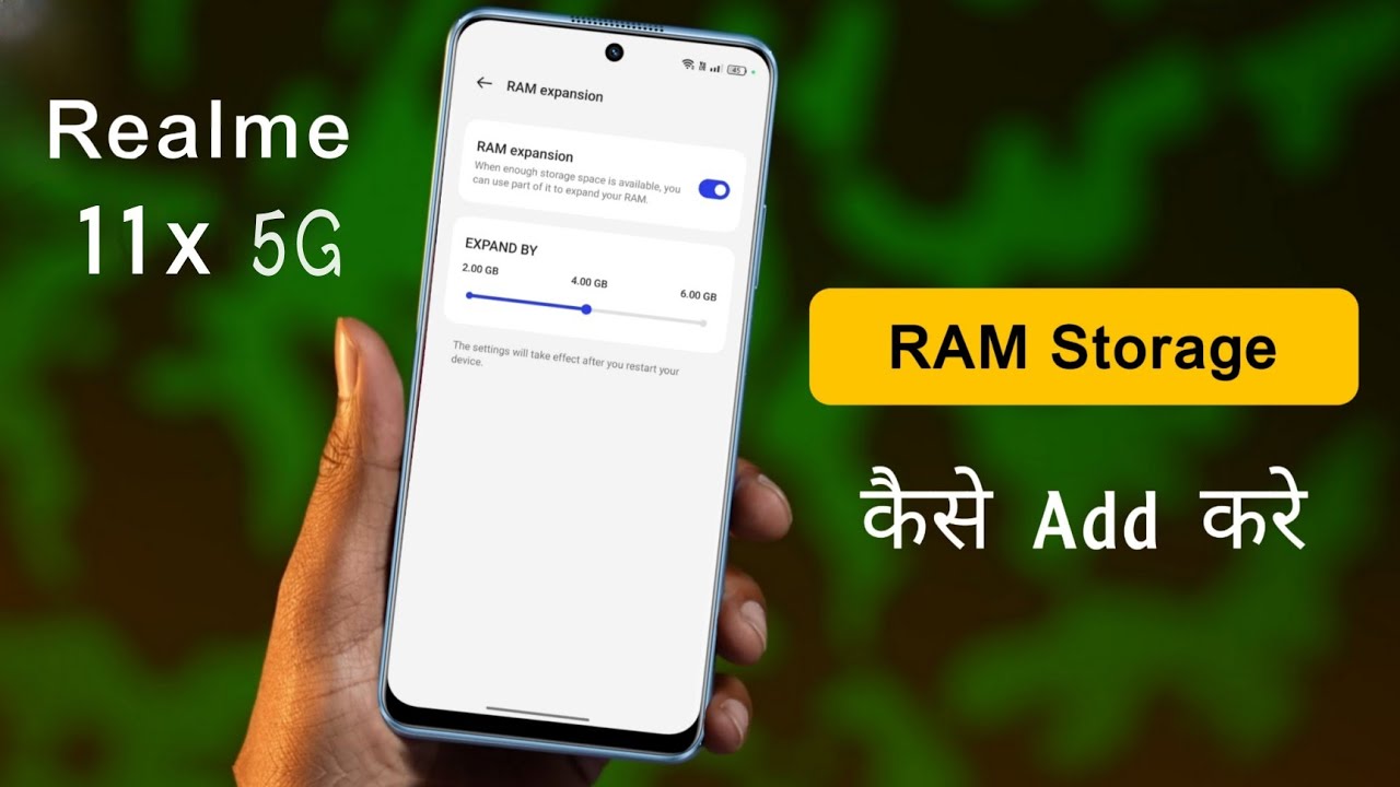 Realme 11X 5G Upgrade RAM Storage Settings | Realme 11X me RAM Expansion Kaise Kare