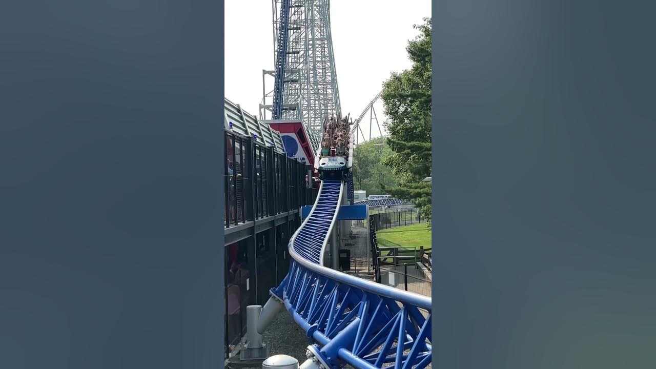 Millennium Force Slow motion Cedar Point #amusementpark #themepark