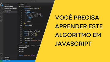 VOCÊ PRECISA APRENDER ESTE ALGORITMO EM JAVASCRIPT