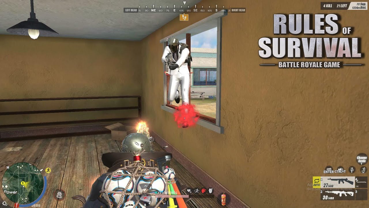 Solo Vs Hacker!  (Rules of Survival: Battle Royale #14)