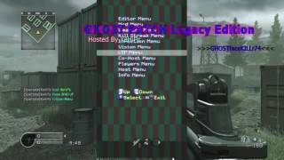 Cod 4 | Ghostly Legacy Edition Mod menu | Download | Xbox/Ps3 |