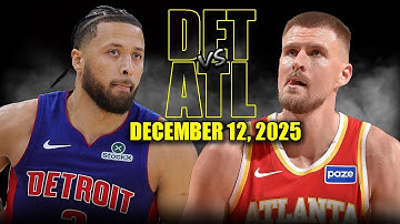 Detroit Pistons vs Atlanta Hawks Full Game Highlights – December 12, 2025 | NBA Season
