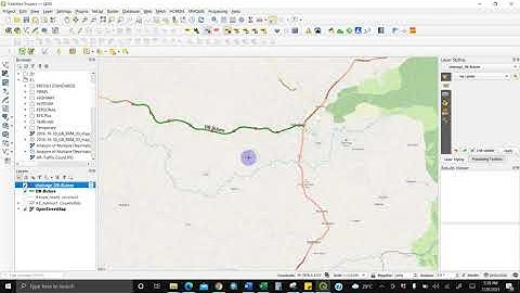 Assigning Road Links on a Road Section using QGIS