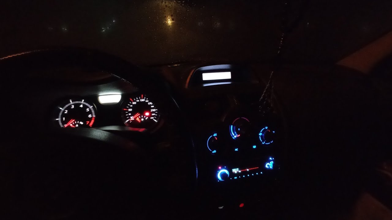 Замена лампочек подсветки блока печки/кондиционера Рено Меган 2 - YouTube