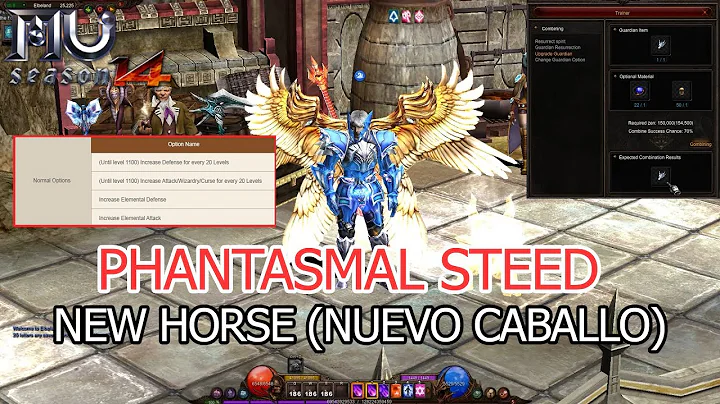 GUIA BASICA PHANTASMAL STEED (NEW HORSE) | Mu Online Season 14.2