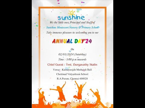 Sunshine Montessori School, Annual Day'24