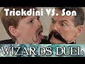 TRICKDINI &amp; SON  - Ep. 3  WIZARDS&#39; DUEL/ Stache Wars /TRICKDINI Vs. SON (silent movie style!)