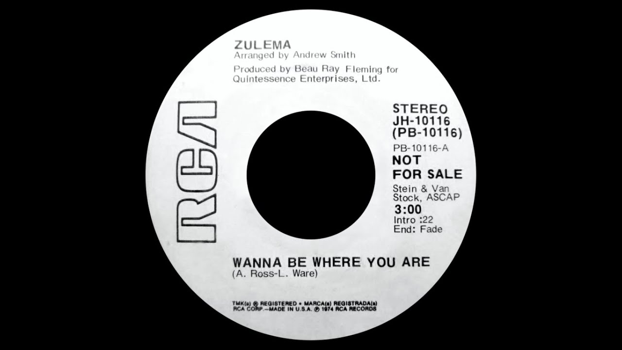 ZULEMA Wanna Be Where You Are 7インチシングル ZULEMA Wanna Be Where You Are 7インチシングル Amazon.co.jp: The