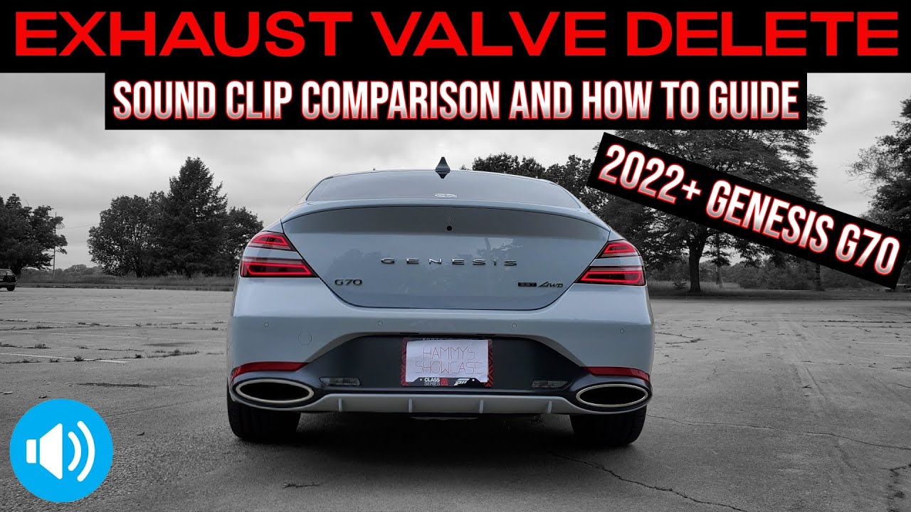 Disable Exhaust Valve Mod - Genesis G70 - $60 Exhaust Mod