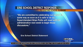 High school seniors respond to announcement of school closure