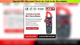 Flash Sale Uni-T Ut210A Ut210B Manual Range Digital Clamp Meter Ac Current 200A 1999 Count Ammeter