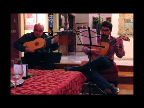 Anonymous Duet on Greensleeves for Vihuela and Renaissance Lute