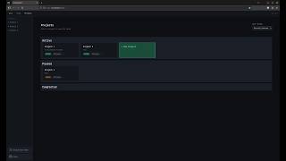 Infinity Project Manager App Demo