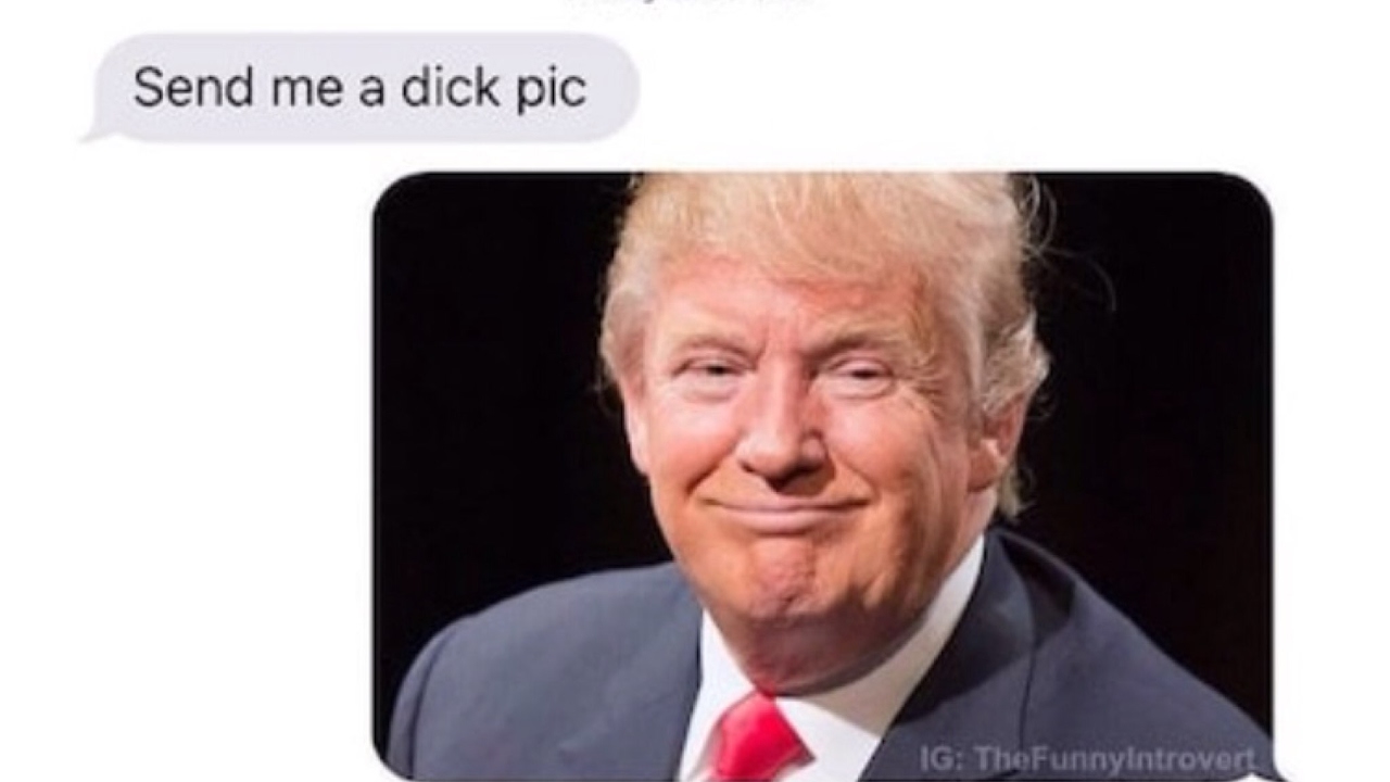 No dick pics meme