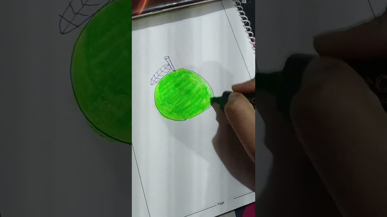 How To Draw Guava , Guava drawing, अम्रुद् का चित्र कैसे बनाये, short