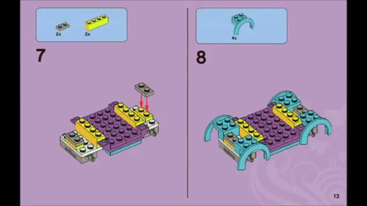 kvælende Opførsel Forstad LEGO Friends 3183 - Stephanie's Cool Convertible - Building Instructions -  YouTube