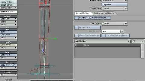 LIGHTWAVE RIGGING TUTORIAL - ZIG RIG 02.04 LEGS  - INVERSE KINEMATICS