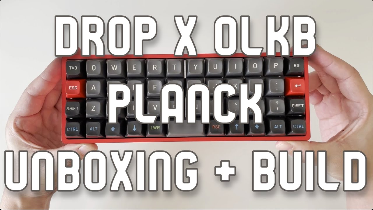 Drop x OLKB Planck V6 Unboxing and Build