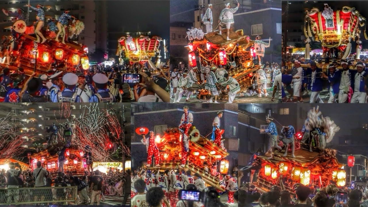 令和8年 大阪市生野区 巽神社夏祭り 本宮 だんじり・布団太鼓 宮入り