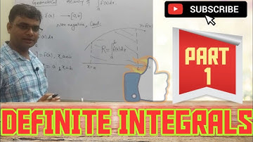 DEFINITE INTEGRALS PART 1 BY AJIT SHARMA