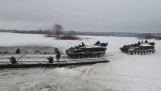Переправа тяжелой военной техники