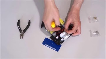 Assemble Kuman Arduino Robot Car KIT SM2 Step 3  Install the Wheels, and Breadboard Shelf