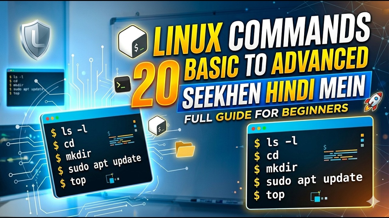 "Top 20 Linux Commands Every DevOps Engineer Must Know 🔥" - YouTube